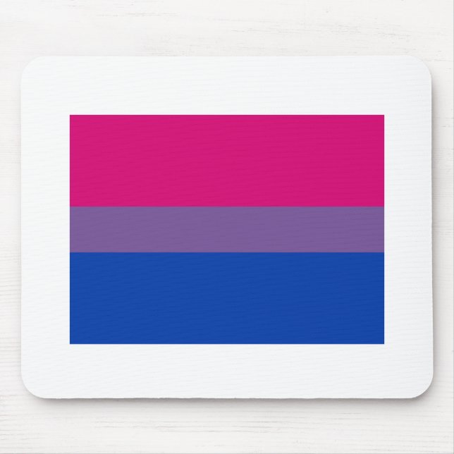 OFFICIAL BISEXUAL PRIDE FLAG MOUSE PAD (Front)