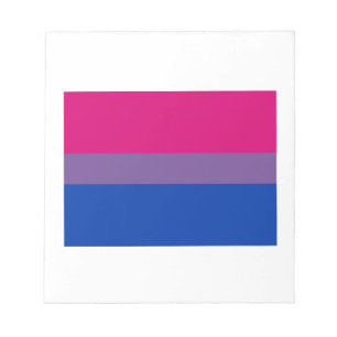 OFFICIAL BISEXUAL PRIDE FLAG NOTEPAD