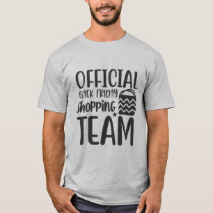 Official Black Friday shopping team T-Shirt