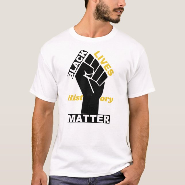 Official Black Lives Matter USA Flag collection 3 T-Shirt (Front)