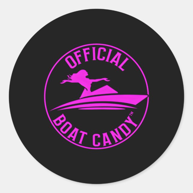 Official Boat Candy Lp Classic Round Sticker (Front)