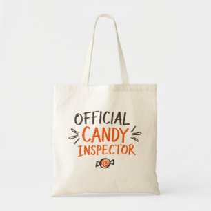 Official Candy Inspector Halloween Tote Bag