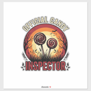 Official Candy Inspector Vintage Halloween Shirt D