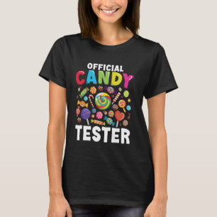 Official Candy Tester Lollipop Sweets Halloween Fu T-Shirt