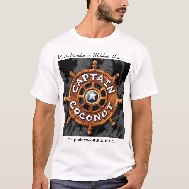 Official Capt Coconut T shirt FRONT ART ONLY  (Front)