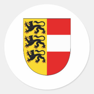 Official Carinthia Coat of Arms Austria Symbol Classic Round Sticker
