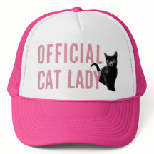 Official Cat Lady Hat Pink