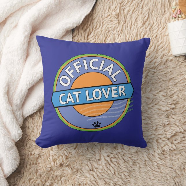 Official Cat Lover Cushion (Blanket)