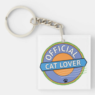 Official Cat Lover Key Ring