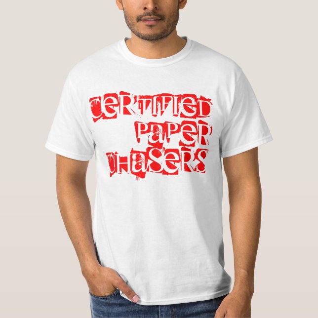 Official Certified Paper Chasers Tee (Front)