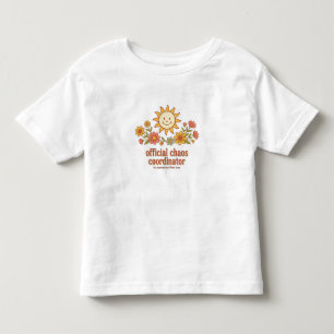 Official Chaos Coordinator Retro Happy Sun Design Toddler T-Shirt