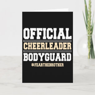 Official Cheerleader Bodyguard Fear The Brother Ch Card