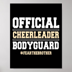 Official Cheerleader Bodyguard Fear The Brother Ch Poster