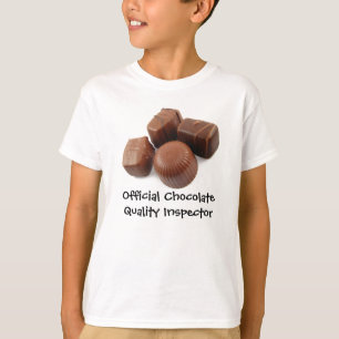 Official Chocolate Quality Inspector Kids' T-Shirt