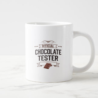 "Official Chocolate Tester Gifts Large Coffee Mug