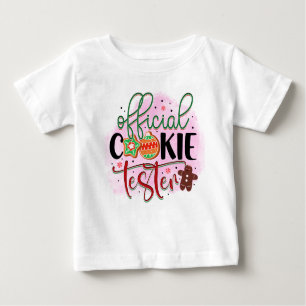 Official Christmas Cookie Tester Baby T-Shirt