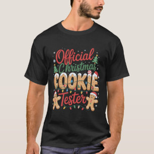 Official Christmas Cookie Tester Crew Baking Xmas T-Shirt