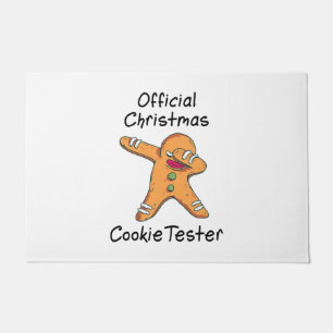 Official Christmas cookie tester Doormat