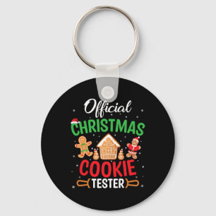 Official Christmas Cookie Tester - Funny Xmas Baki Key Ring