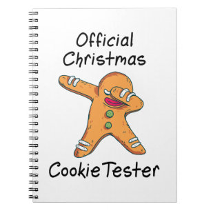Official Christmas cookie tester Notebook