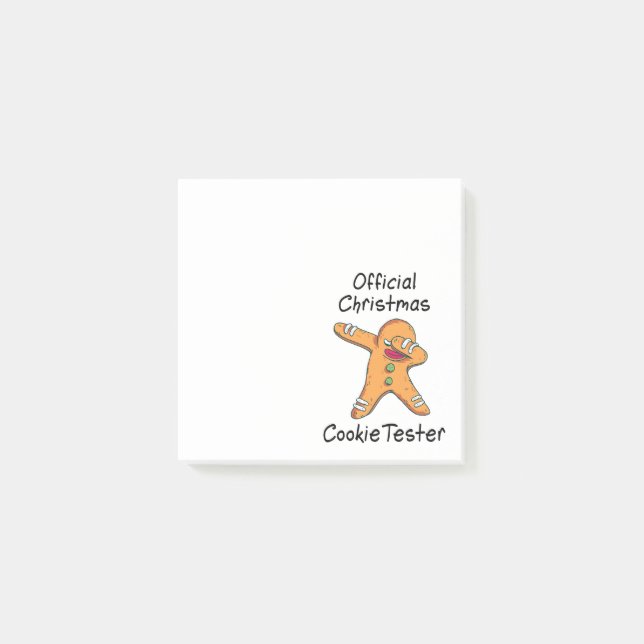 Official Christmas cookie tester Post-it Notes (Front)