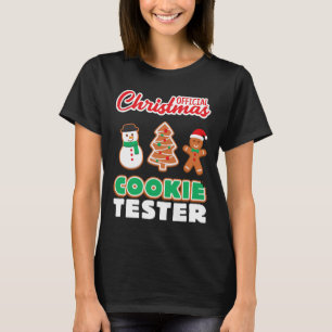 Official Christmas Cookie Tester T Xmas Cute Toddl T-Shirt