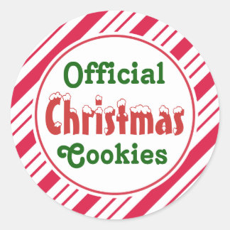 Official Christmas Cookies Stickers