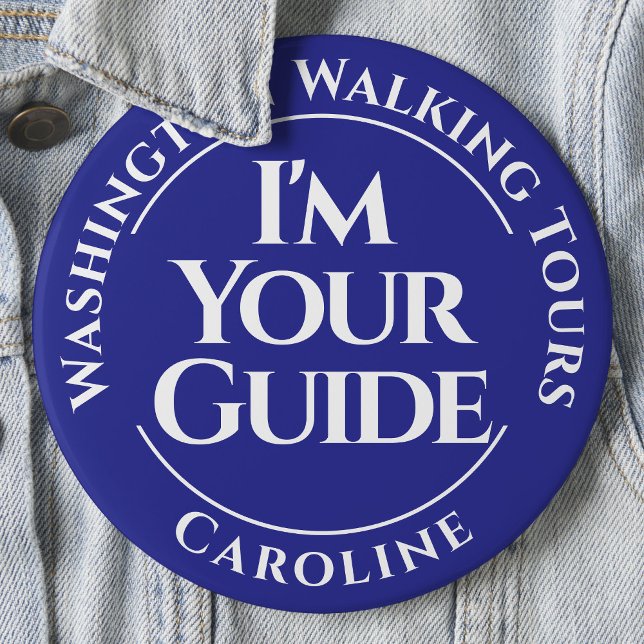 Official City Tour Guide Badge Button (Creator Uploaded)