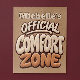 Official Comfort Zone Funny Jigsaw Puzzle