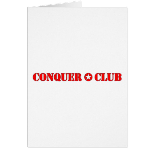 Official Conquer Club (Front)