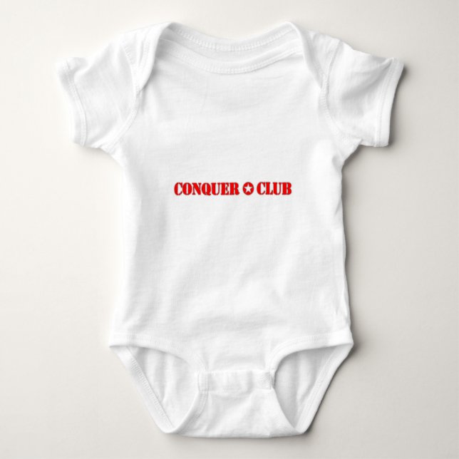 Official Conquer Club Baby Bodysuit (Front)