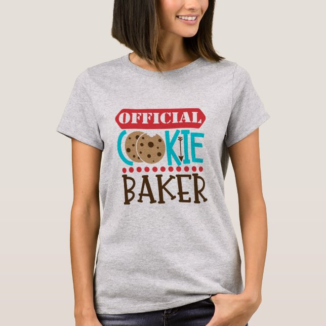 Official Cookie Baker Christmas T-Shirt (Front)