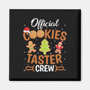 Official Cookie Taster Crew Christmas Baking Baker Magnet