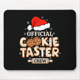 Official Cookie Taster Crew Merry Christmas Family Mouse Pad