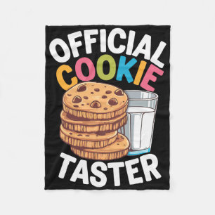 Official Cookie Taster Fleece Blanket