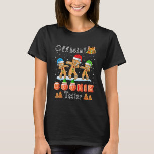 Official Cookie Tester Baking Christmas Gingerbrea T-Shirt
