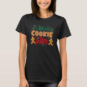 Official Cookie Tester Christmas Baking Team Ginge T-Shirt
