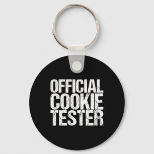 Official Cookie Tester Christmas King Key Ring