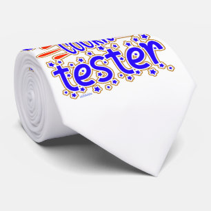 OFFICIAL COOKIE TESTER funny cookie party gift Tie