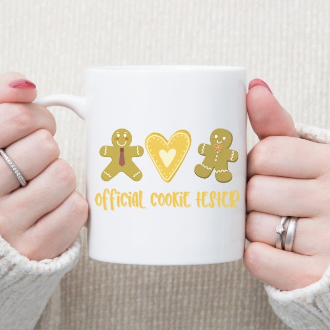 Official Cookie Tester Gingerbread Cute Christmas. Coffee Mug (Creator Uploaded)