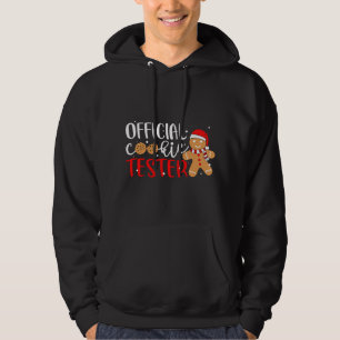 Official Cookie Tester Gingerbread Man Christmas P Hoodie