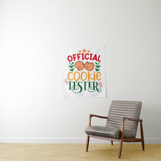 Official Cookie Tester Tapestry (In Situ)