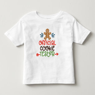 Official Cookie Tester Toddler Christmas Shirt 