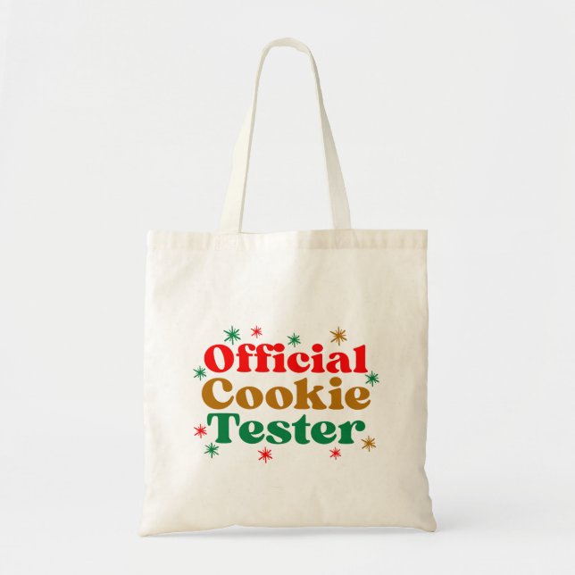 OFFICIAL COOKIE TESTER TOTE BAG (Front)
