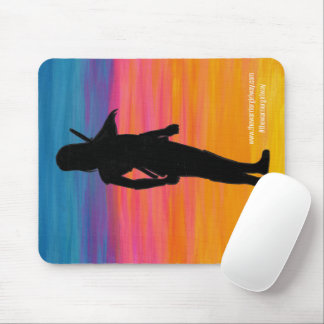 Official cover art from "The Warrior Girl Way" Mouse Pad