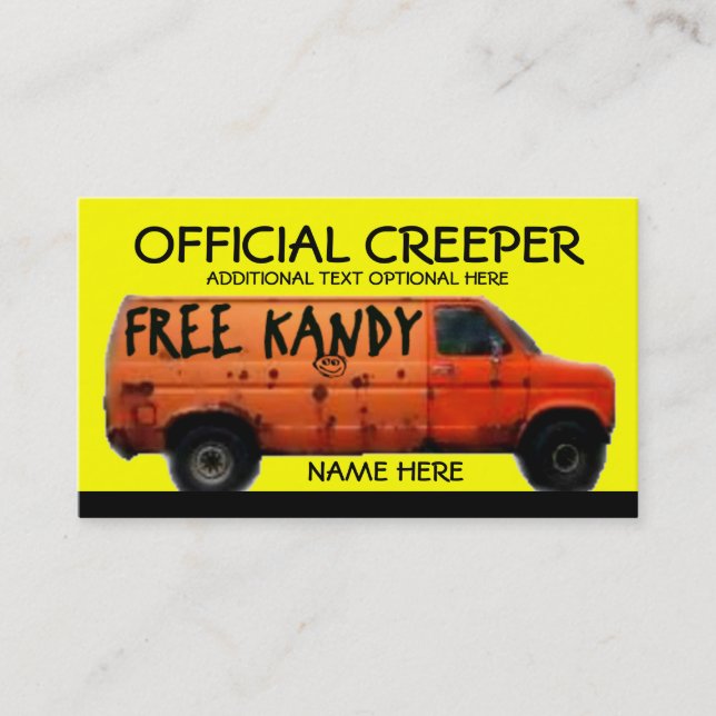 Official Creeper Business Card (Front)