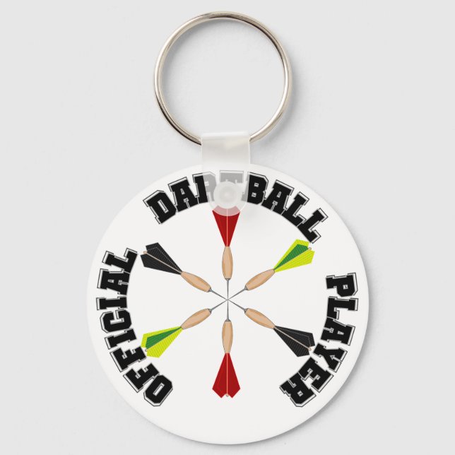 Official Dartball Player Key Ring (Front)