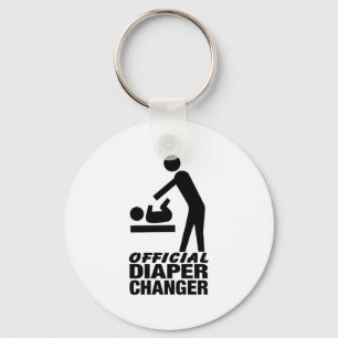Official Diaper Changer Key Ring