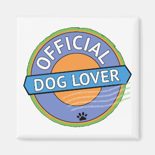 Official Dog Lover Magnet