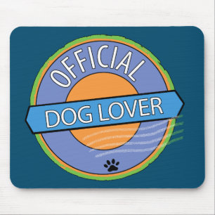 Official Dog Lover Mouse Pad